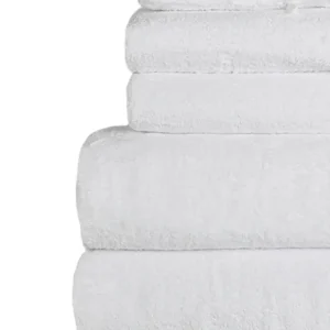 Ensemble de bain 6 pièces 500 g/m² STUDIO (2 draps de douche +2 serviettes de toilette + 2 gants)