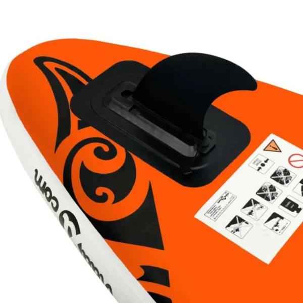 Ensemble de planche SUP gonflable 305x76x15 cm orange