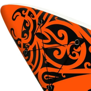 Ensemble de planche SUP gonflable 305x76x15 cm orange