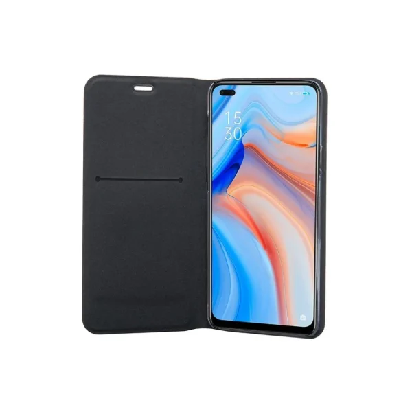 Etui Oppo Reno 4 Stand noir