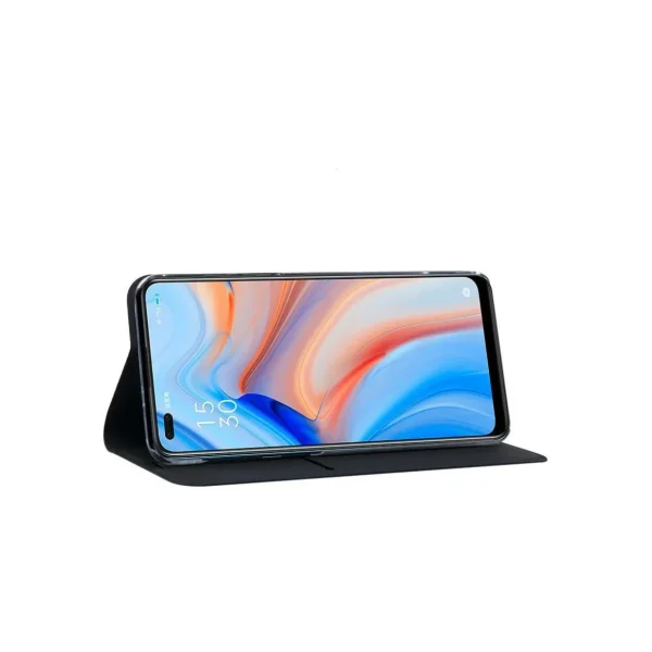 Etui Oppo Reno 4 Stand noir