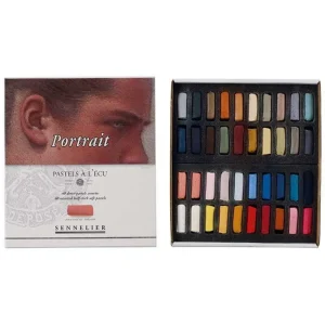 Etui Pastels 'A l'écu' - 40 demi-pastels - Portrait
