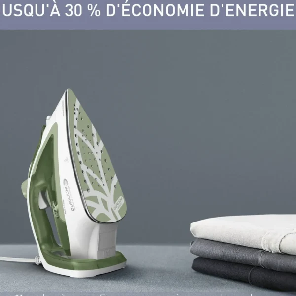 Fer à repasser vapeur Easygliss Eco FV5781C0 - Vert et blanc