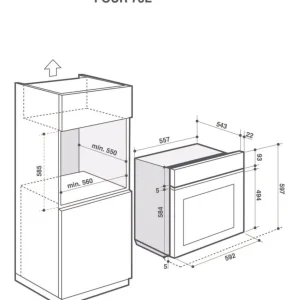Four encastrable DOP4543X Inox Stellaire