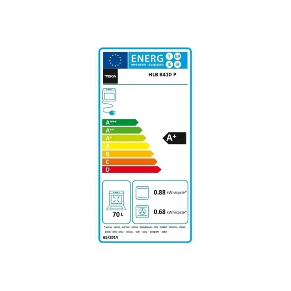 Four encastrable HLB8410P BK