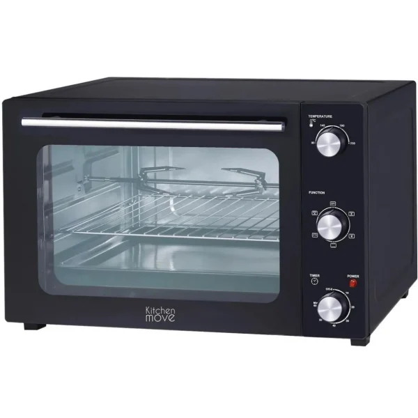 Four multifonction chaleur tournante 48l 1800w noir - bat-48rc