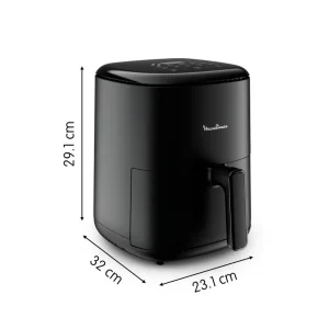 Friteuse électrique sans huile à air chaud Easy Fry EZ145820 - Noir