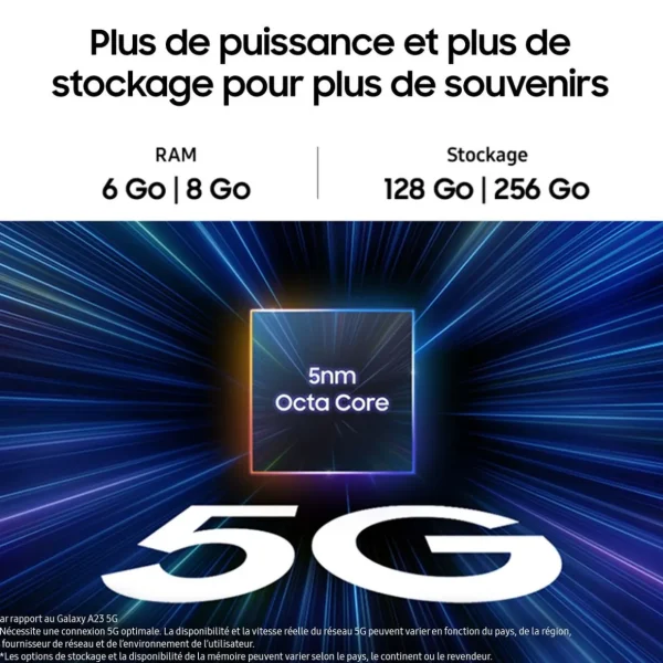 Galaxy A25 5G 128 GB - Noir