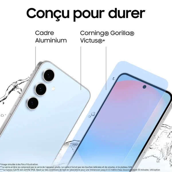 Galaxy S24FE 5G 128Go - Bleu