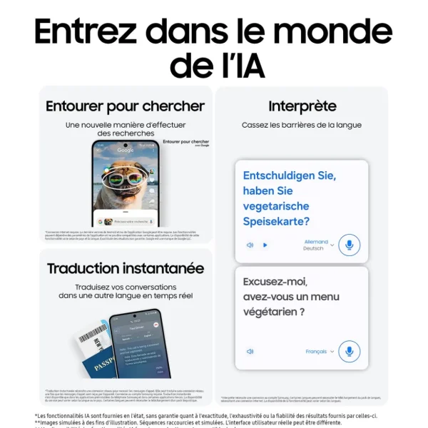 Galaxy S24FE 5G 128Go - Bleu