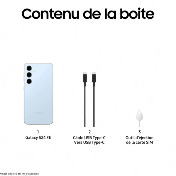Galaxy S24FE 5G 128Go - Bleu