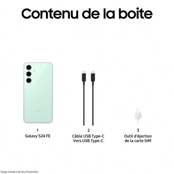 Galaxy S24FE 5G 128Go - Vert