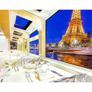 2h d'excursion sur la Seine avec dîner, pour 2 personnes - Coffret Cadeau Sport & Aventure