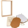 Herbier + cadre en bois 31 cm
