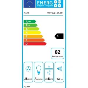 Hotte décorative inclinée 90cm 735m3/h inox - stripe ix/a/90/lx