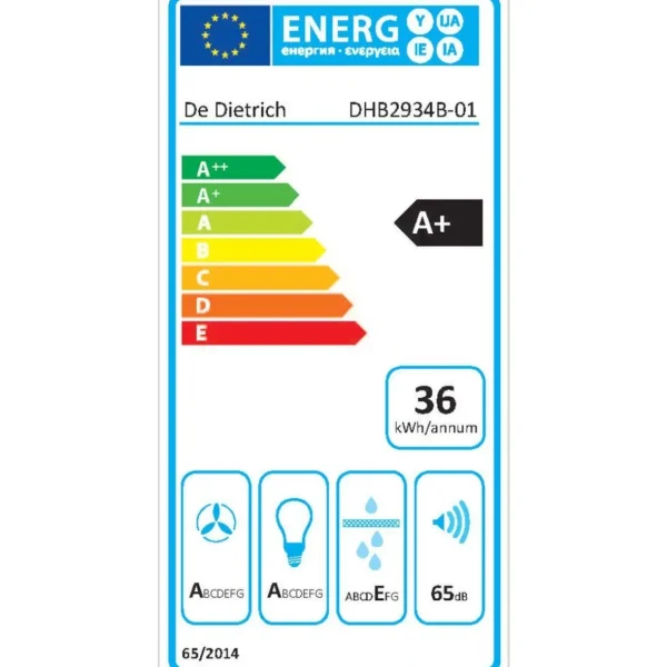 Hotte décorative murale DHB2934B Rotator