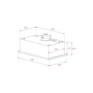 Hotte encastrable GFG2 BK