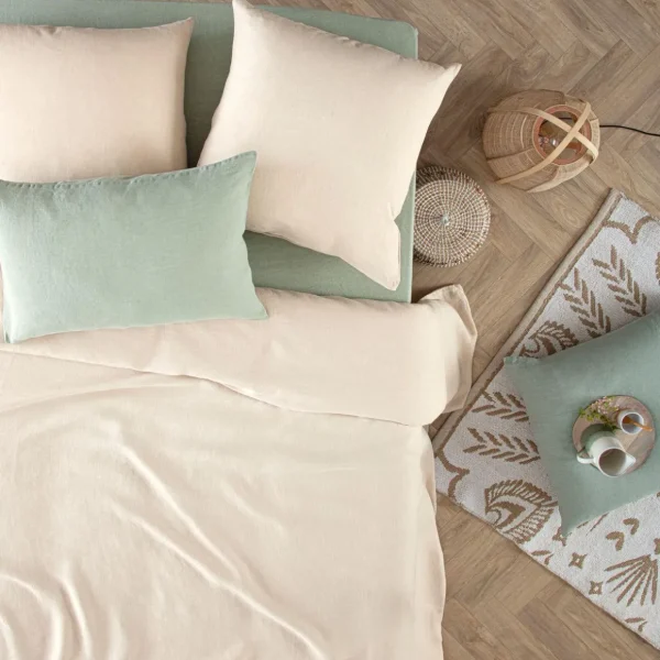 Housse de couette 2 places Morning Sunshine 100% Lin