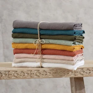 Housse de couette 2 places Morning Sunshine 100% Lin