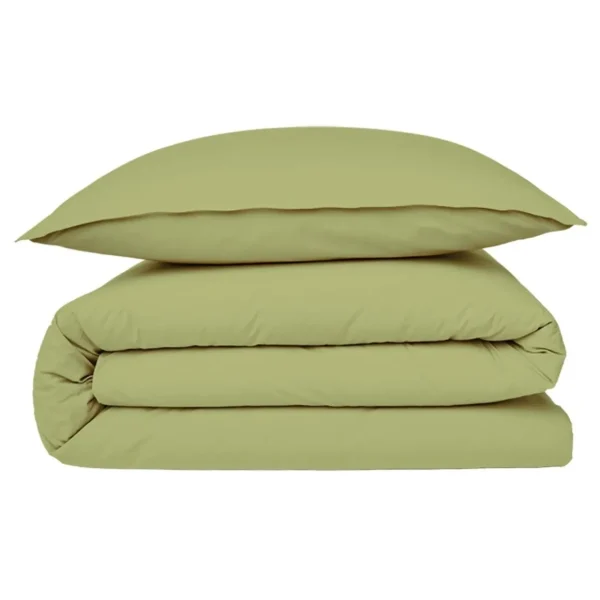 Housse de couette en coton 57 fils unie
