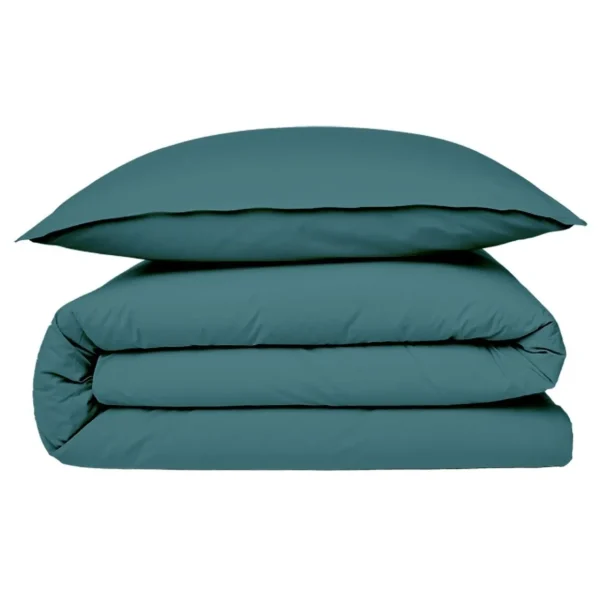 Housse de couette en coton 57 fils unie