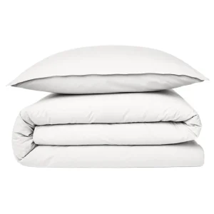 Housse de couette en coton 57 fils unie