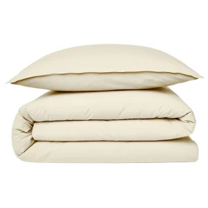 Housse de couette en coton 57 fils unie