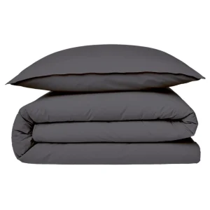 Housse de couette en coton 57 fils unie