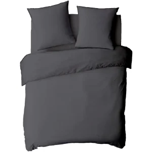 Housse de couette en coton 57 fils unie