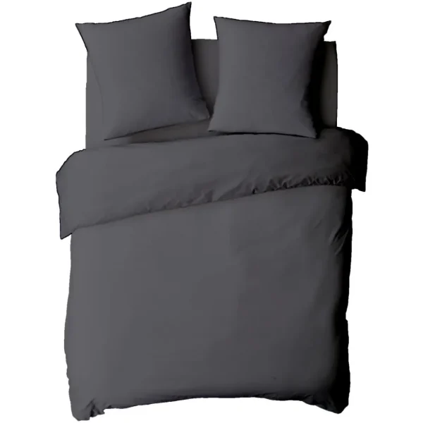 Housse de couette en coton 57 fils unie