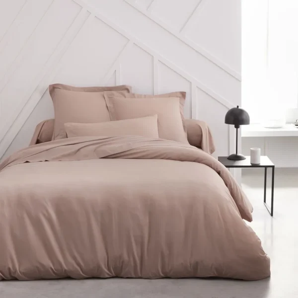 Housse de Couette unie en Coton 57 fils