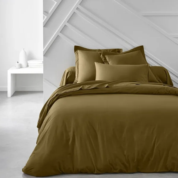 Housse de Couette unie en Coton 57 fils