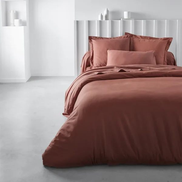 Housse de Couette unie en Coton 57 fils