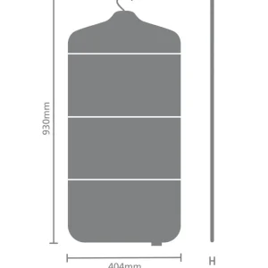 Housse table à repasser Planche défroisseur pliable Grey