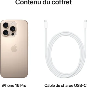 iPhone 16 Pro Max 1To- Titane Sable