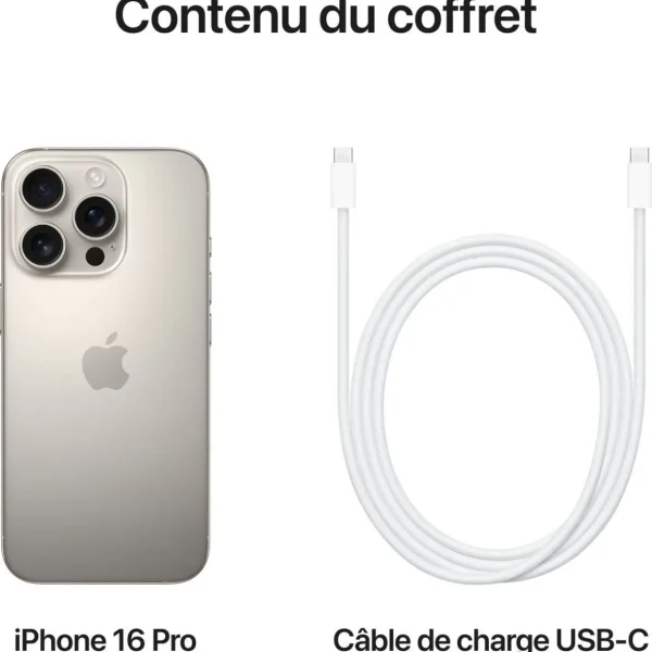 iPhone 16 Pro Max 1To- Titane Naturel