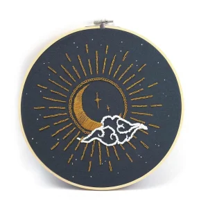 Kit broderie décorative céleste