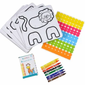 Kit Complet 144 Pièces Enfant Animaux Multicolore