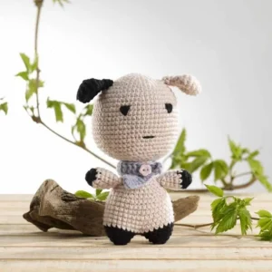 Kit Complet Amigurumi Firmin le Chien 17cm Beige