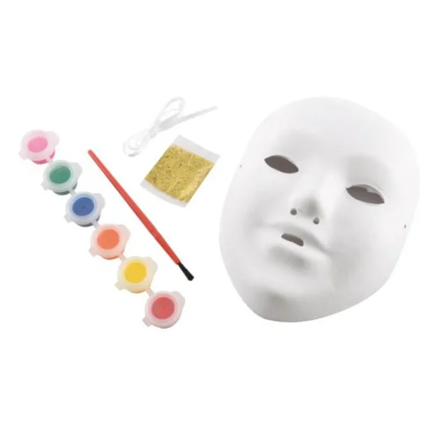 Kit Masque à Peindre Carnaval Blanc