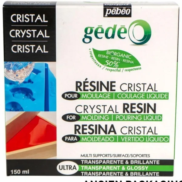 Kit résine de cristal bio - 150 ml
