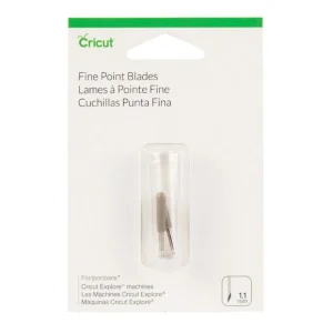 2 lames à pointes fines de rechange Cricut