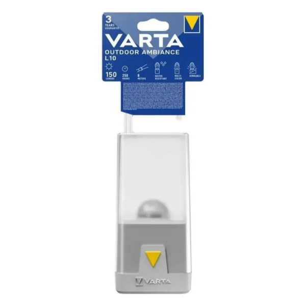 Lanterne-VARTA-Outdoor Ambiance Lantern L10-150lm-6couleurs de lumiere-Dimmable-IP54-LED hautes performances-Convivial