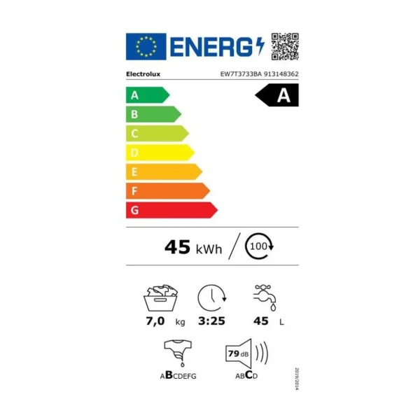Lave linge top EW7T3733BA