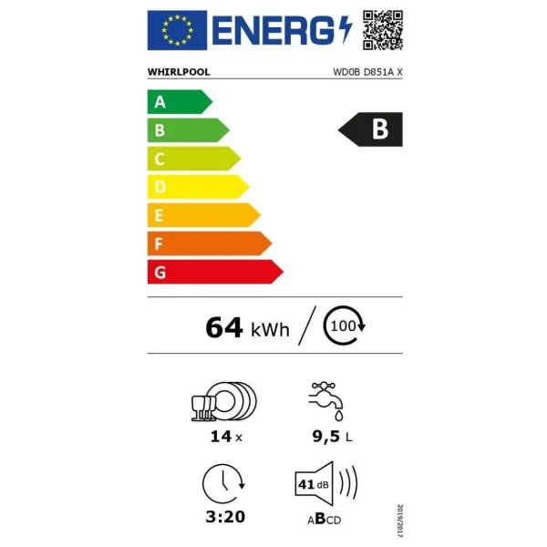 Lave vaisselle encastrable WD0BD851AX 6èmeSens