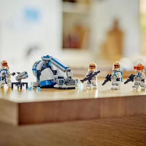 LEGO Star Wars 75359 Pack de Combat des Clone Troopers de la 332e Compagnie d'Ahsoka, Jouet avec Véhicule Speeder