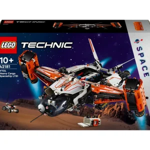 LEGO Technic 42181 Le Vaisseau Spatial Cargo VTOL LT81, Jouet de Construction de l'Espace