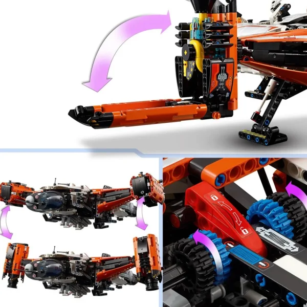 LEGO Technic 42181 Le Vaisseau Spatial Cargo VTOL LT81, Jouet de Construction de l'Espace