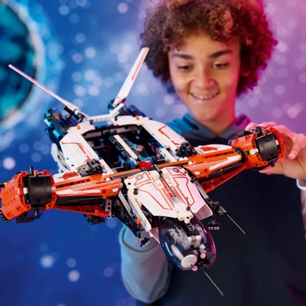 LEGO Technic 42181 Le Vaisseau Spatial Cargo VTOL LT81, Jouet de Construction de l'Espace