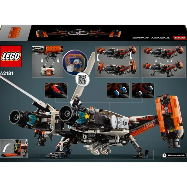 LEGO Technic 42181 Le Vaisseau Spatial Cargo VTOL LT81, Jouet de Construction de l'Espace